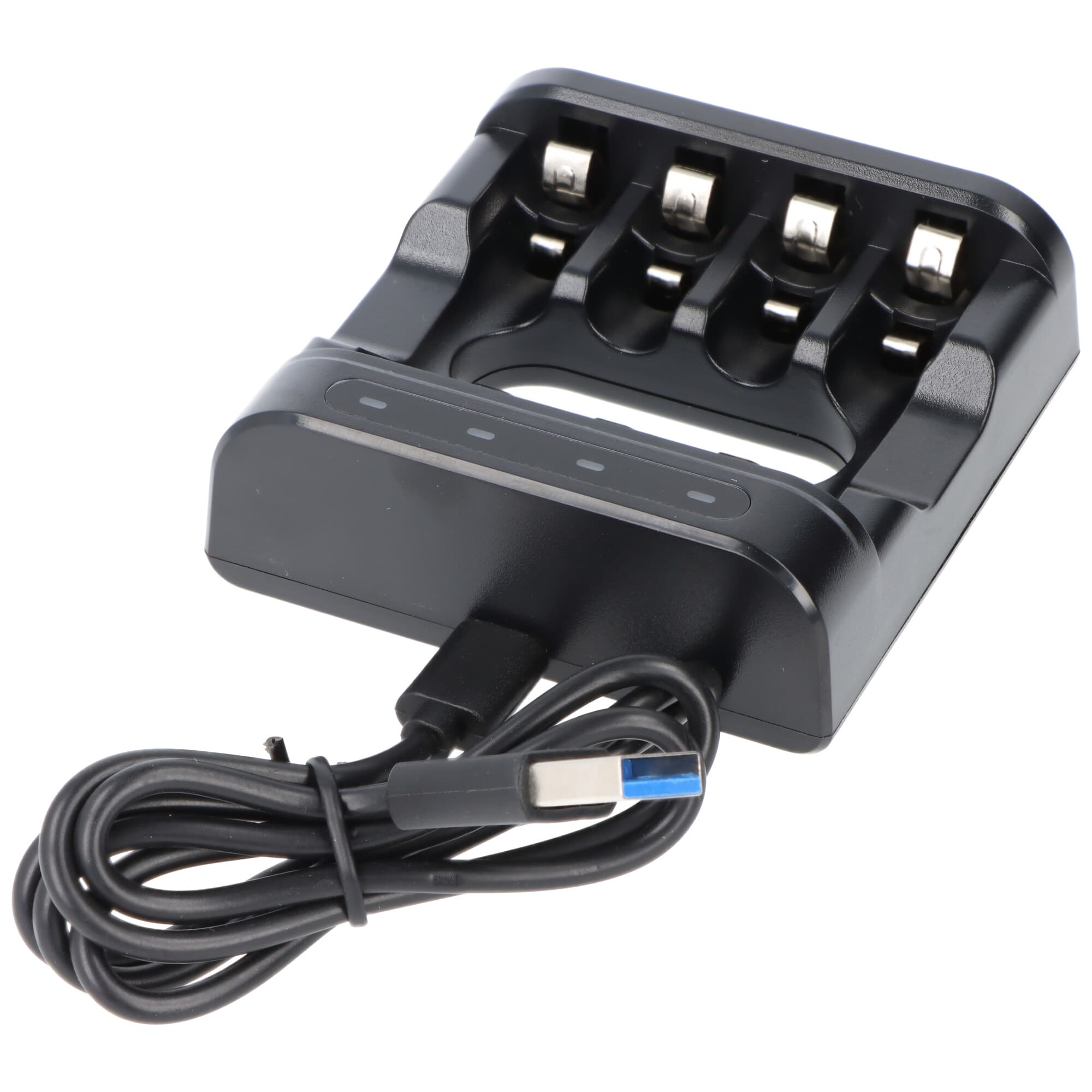 Chargeur rapide L4 pour batteries Li-Ion 1,5V et batteries NiMH 1,2V AA AAA, pour 1 à 4 batteries, sans alimentation