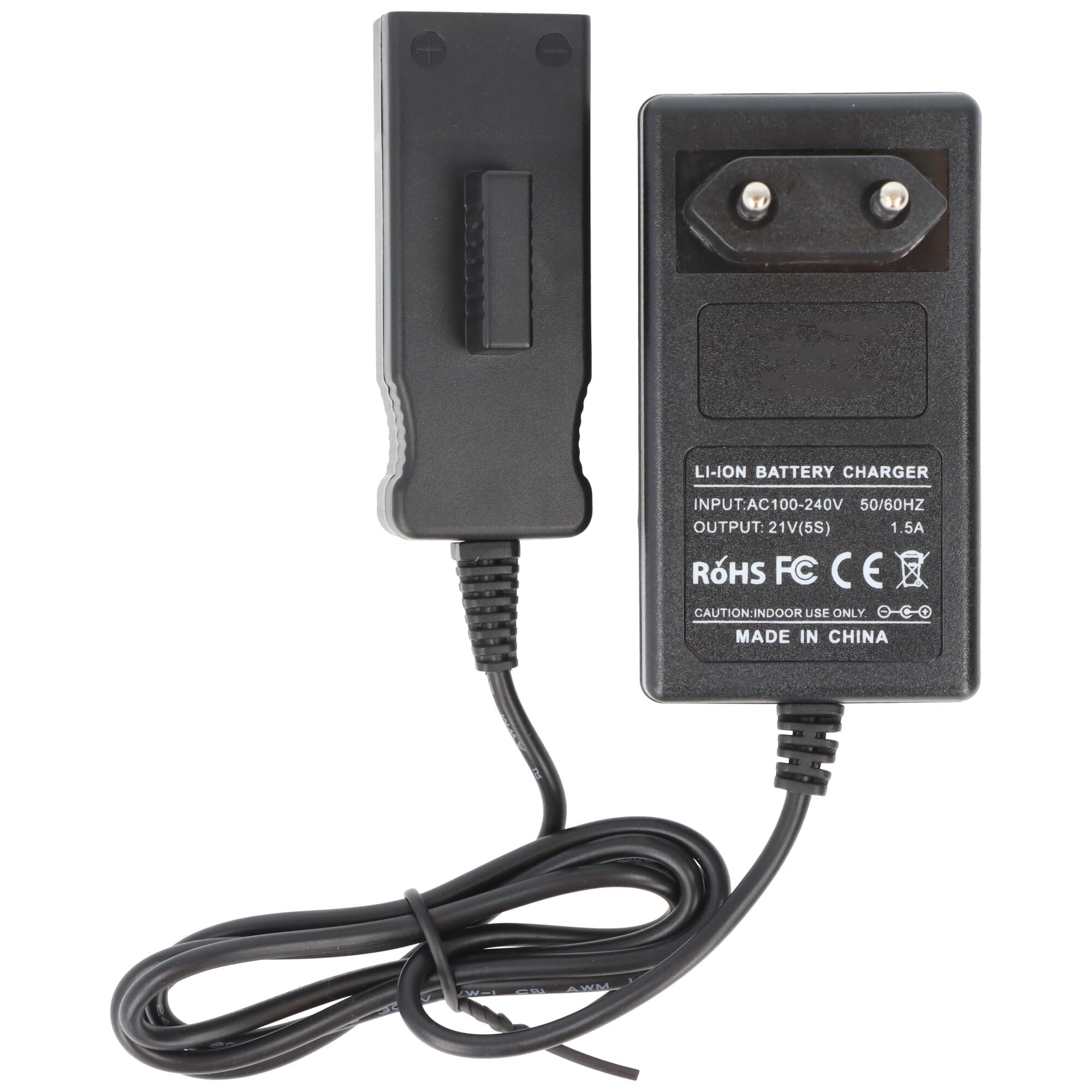 Chargeur adapté pour Gardena 008A231, convient uniquement pour batterie Li-Ion Gardena 18V 008A231, courant de charge 0,8A
