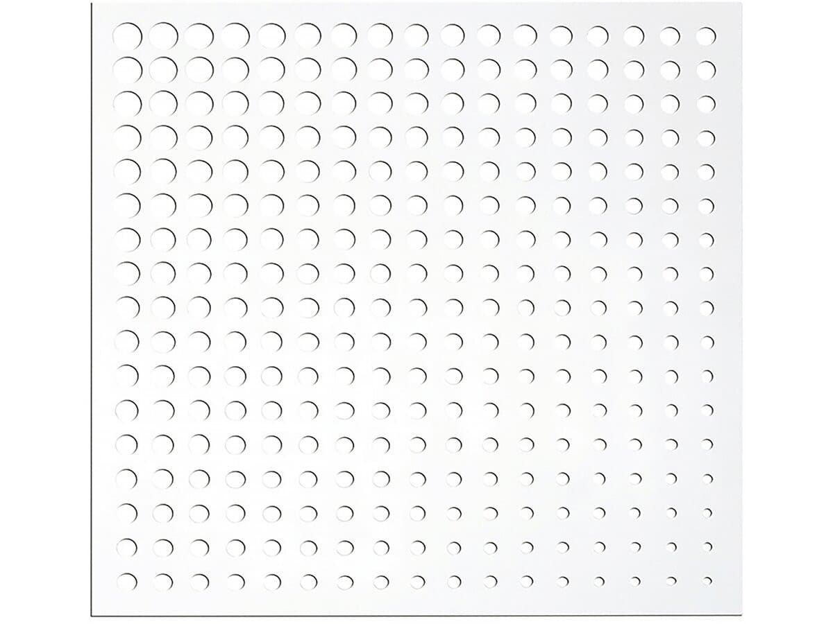 Panneau décoratif - " Moon " - Lot de 5 - 1.00 x 1.00 m - Blanc